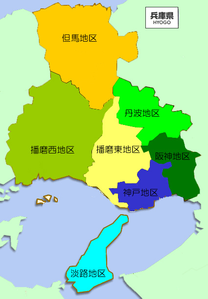 兵庫県マップ